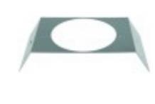 Placa de sujeción para condensador l 300mm an 170mm