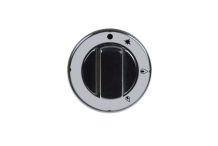 Pomo grifo de gas con llama piloto pel22/23 ø 70mm eje ø 10x8mm parte plana universal negro