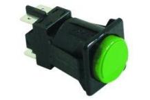 Pulsador bipolar 230v verde gs4 lamber