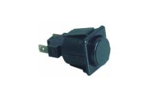 Pulsador negro 16a 250v lotus