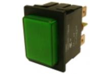 Pulsador verde 30x22mm 230v ciclo sammic