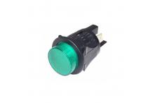 Pulsador Verde Ø25mm 230V Bipolar