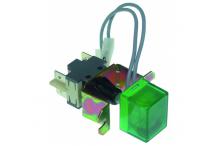 Pulsador verde cb134 brema