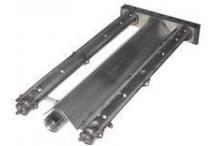Quemador 430x200mm 2 filas barbacoa zanussi