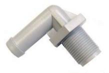 Racor codo portagoma 3 8 x Ø10mm ed 650