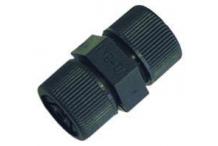 Racor conexion plastico tubo Ø4x6mm a Ø6x8mm