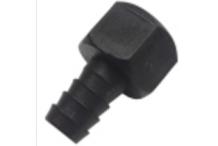 Racor recto 1/2 x Ø12mm plastico jemi