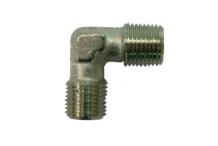 Racor codo 1/4x1/4 macho-macho