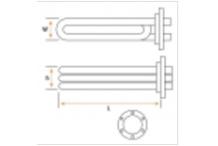 Resistencia calderin completa 230v