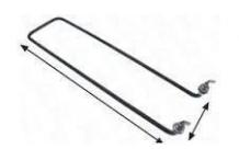 Resistencia calientatapas 400w 230v