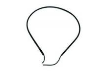 Resistencia flexible inox 100cm 300w 230