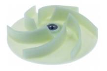 Rotor ø 124mm h 37mm soporte de eje ø 12mm hoonved