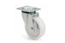 Rueda giratoria Ø100x40mm pletina sin freno