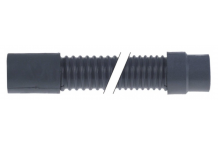 manguera de desagüe DN35 L 1600mm A ø interno 35mm A ø externo 40mm B ø interno 40mm B ø externo 46mm