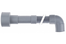 manguera de desagüe DN19 L 1500mm ø int. recta 19/23/40mm ø ext. recto 24/28/46mm