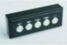 Botonera electrónica 1 led 5 teclas Gicar, Vbm