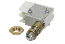 Microinterruptor con varilla 230V 12A 1CO rosca M12 empalme conector Faston 6,3mm