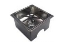 Cubeta Inox Con Lavavasos 185x170x110mm