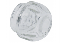 Cubierta para lámpara de horno r.ø 33,5mm H 39mm ø 40mm vidrio borosilicato resis.a la temp. 550°C