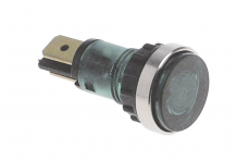 Lámpara de señalización ø 12mm verde 400v