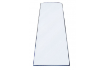 Vidrio an 460mm h 1360mm espesor 17mm curvado para frigorífico horeca