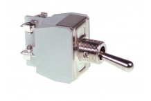 Interruptor de palanca rosca M12x0,75 2NO 250V 15A ON-OFF atornillado Braher
