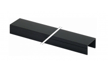 Carril de guía junta L 1370mm An 36mm H 23mm plástico negro
