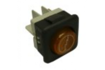 Piloto ambar 25x25mm 230v marcha b Comenda (2 unidades)