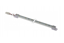 Barra de LED L 1200mm An 12mm H 7mm 12VDC blanco número de lámparas 36 longitud del cable 100mm
