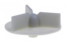 Turbina ø 72mm H 17mm rosca M7L árbol ø 13mm longitud árbol 12mm palas 3