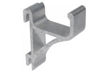 Soporte de bandeja L 25,5mm An 9mm H 32,5mm aluminio Horeca