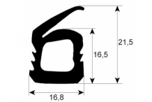 junta de puerta perfil 2275 An 290mm L 690mm medidas exteriores UE 1 3 lados  Bonnet, Thirode