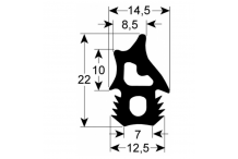 Burlete Puerta 2332mm unox