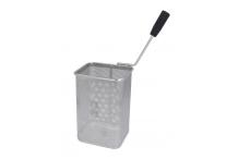 cesta para pasta H1 230mm B1 143mm L1 160mm derecho H3 385mm acero inoxidable medida GN 1/6