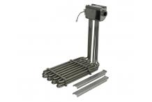 Resistencia 7200W 400V espirales 3 L 285mm An 150mm H 255mm H1 225mm H2 30mm Valentine