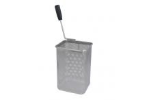 cesta para pasta H1 230mm B1 143mm L1 160mm izquierdo H3 385mm acero inoxidable medida GN 1/6
