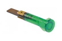 Piloto verde Ø10mm 230v faston (2 unidades)