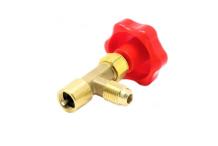 Valvula servicio m 1/4"sae x h 1/4”gas