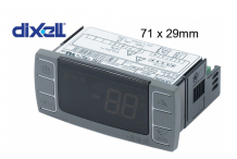 controlador electrónico DIXELL XR02CX-5N0C0 medida de montaje 71x29mm