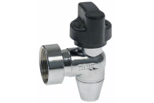Grifo de salida rosca 1" F latón cromado H 40 mm An 46 mm REPAGAS