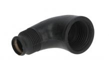 Racor codo plastico roscado 1/2 gas linea blanca