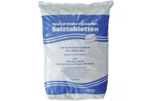 Sal regeneradora contenido 25 kg tipo BROXETTEN forma comprimidos