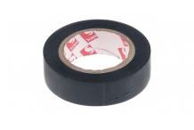 Cinta aislante PVC resis.a la temp. 0 a +80°C An 15mm L 10m negro homologación VDE