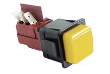 Interruptor bipolar amarillo 29x29mm silanos