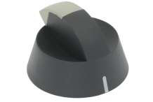 pomo interruptor marca cero ø 55mm eje ø 8x6mm parte plana arriba negro electrolux