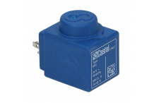 Bobina magnética CASTEL 12/24VAC 50/60Hz soporte ø 11,5mm empalme DIN 43650A tipo HF2