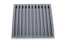 Filtro para grasas para campanas extractoras An 500mm H 500mm espesor 40mm inox tipo A