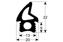 junta de puerta perfil 2763 L 1800mm para TECNODOM
