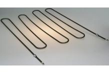 Resistencia 2500 W 400 V L 638 mm sujeción 2 orificios empalme conector Faston 6,3mm PIZZA-GROUP