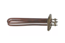 Resistencia 2400 W 230 V L 210 mm brida 2 orificios empalme M6 tubo ø 8,3 mm ROYAL